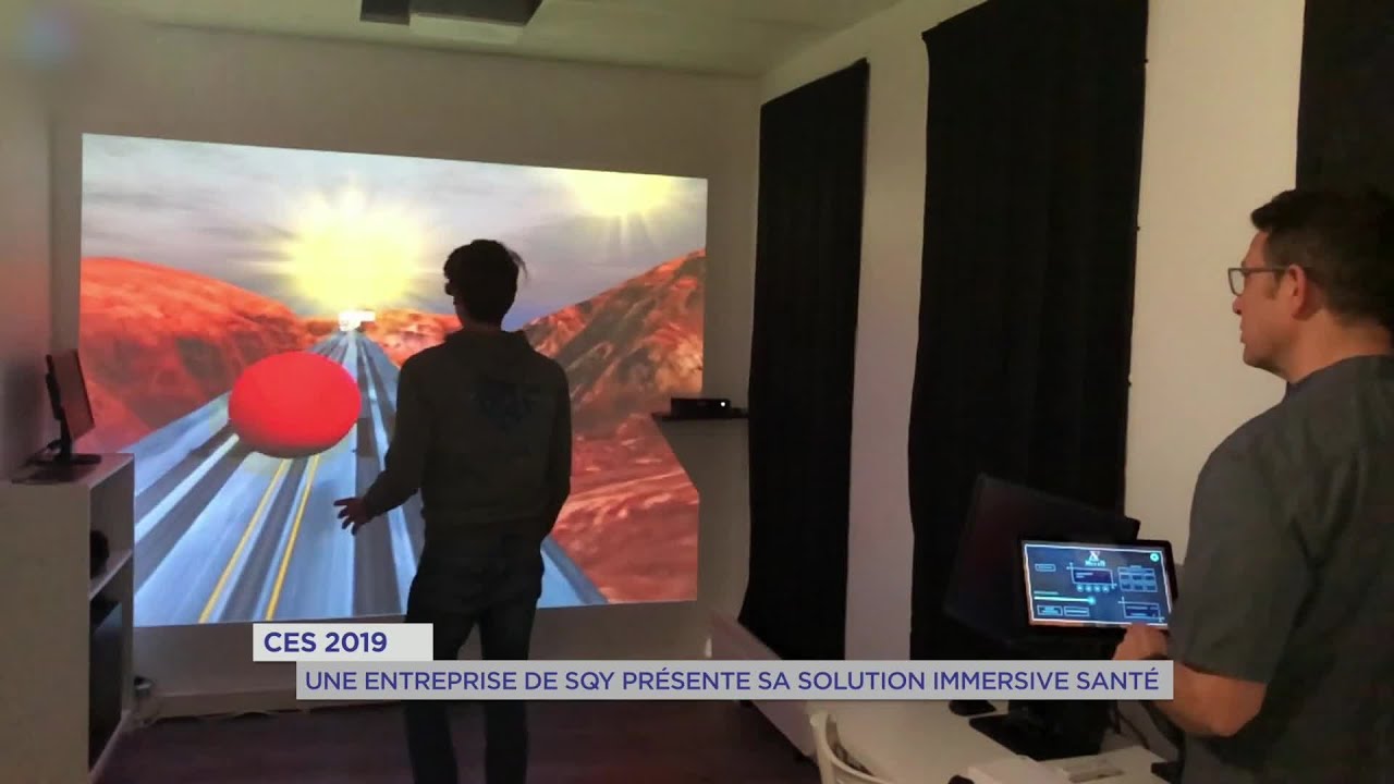 Yvelines | CES 2019 : Une entreprise de SQY présente sa solution immersive santé