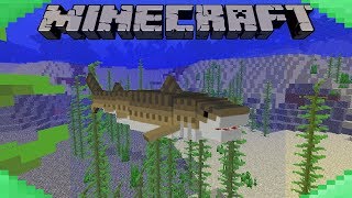 SHARKS IN MINECRAFT!!? (1.13/ The Aquatic Update 