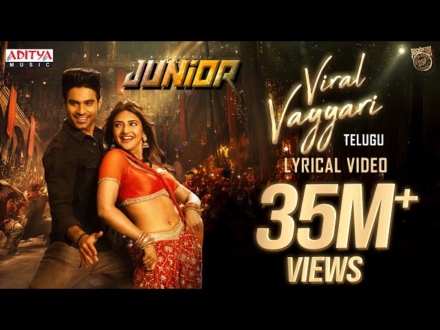 Viral Vayyari (Telugu) Lyrical Video | Junior Movie | Kireeti, Sreeleela | Radha Krishna | DSP