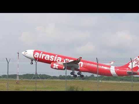Upload mp3 to YouTube and audio cutter for KLIA AirAsia Plane Spotting Landing And Takeoff Runway 32L & 33 download from Youtube