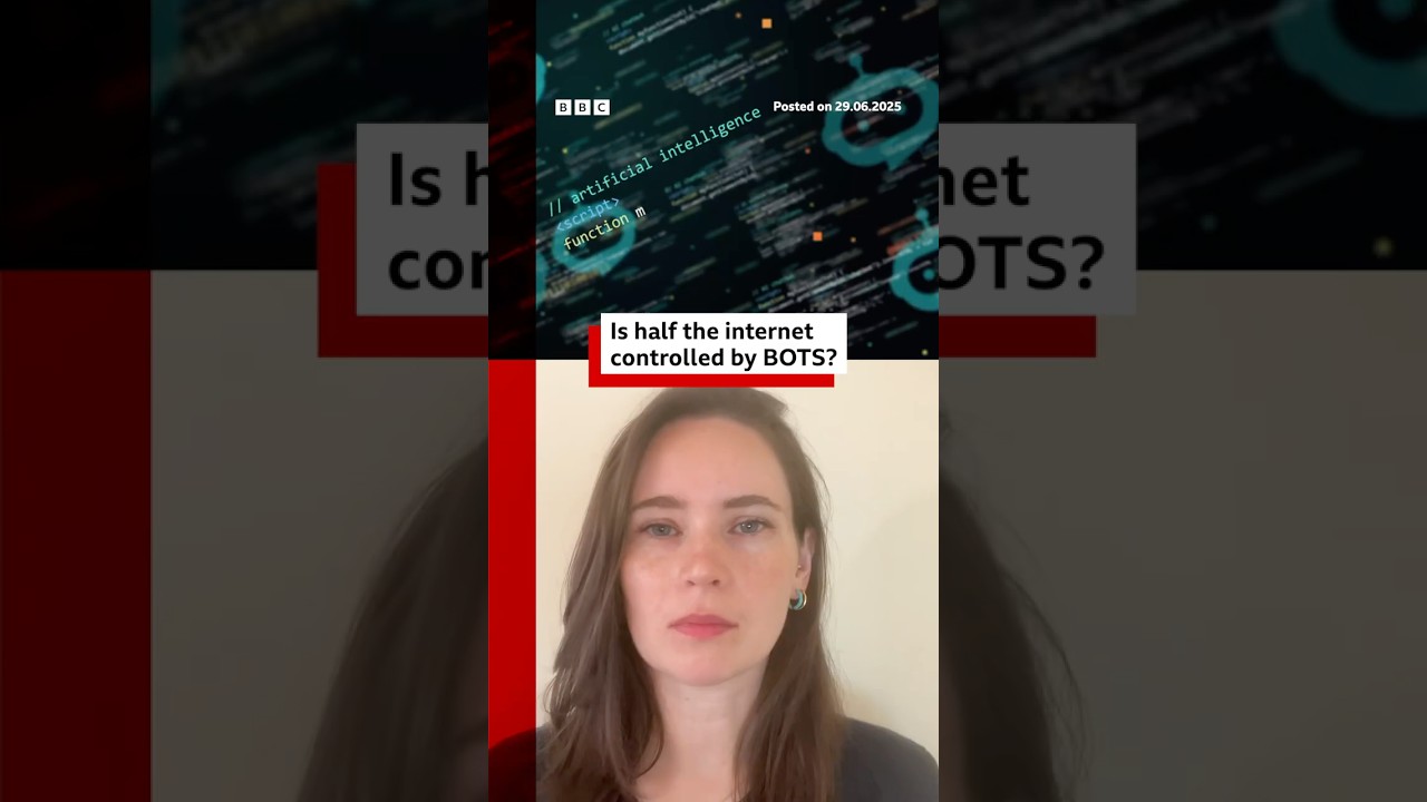 Is half the internet controlled by bots? #AI #Bots #Tech #BBCNews