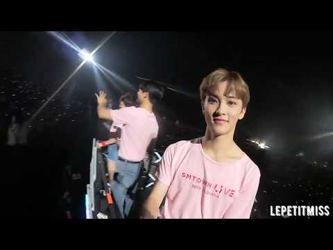 SHINee Minho and SNSD Yoona | MinYoon (feat. Mark) @ SMTown Live Tours Part 2