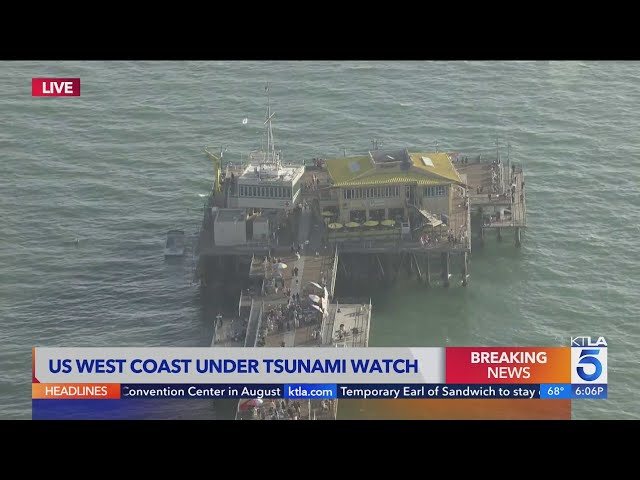 California coast under tsunami watch after Russia earthquake