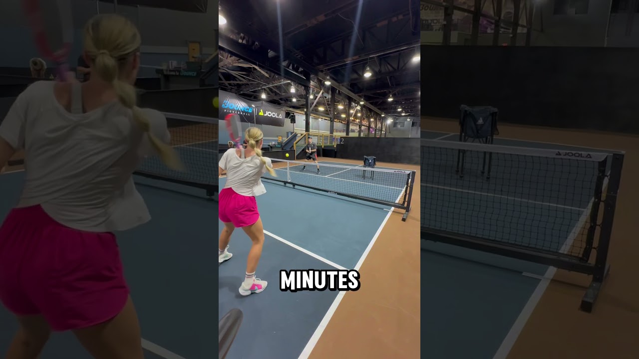 Drill of the Week: Covering The Middle 💪 #shorts #pickleball ##counterattack