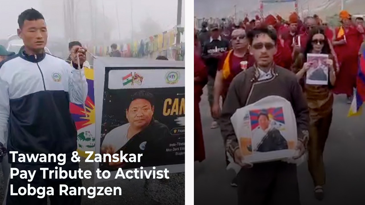 Tawang and Zanskar Pay Tribute to Activist Lobga Rangzen, Pledge Unwavering Solidarity with Tibet