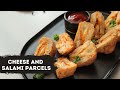 Cheese and Salami Parcels | चीज़ अँड सलामी पार्सल्स | Sanjeev Kapoor Khazana