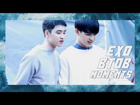 EXO AND BTOB MOMENTS