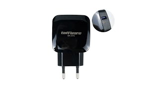 Pratinjau video produk Taffware Wall Charger USB 1 Port QuickCharge 3.0 3A - TE-008