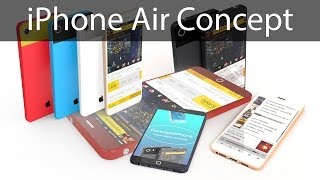 คอนเซป iPhone Air ใหม่ล่าสุด หน้าจอ 4.6 นิ้ว Full HD