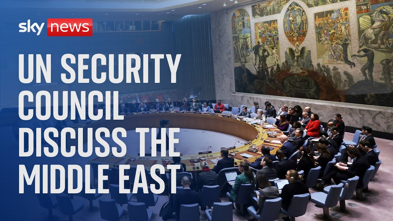 Watch: UN Security Council discuss the situation in the Middle East