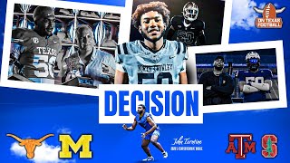 Watch With Us! | John Turntine Decision | Texas | Michigan | Stanford | Aggies | Recruiting