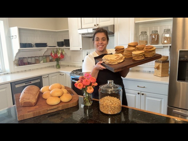 A Marathon Baking Day! Filling the freezer with scratch-made bread!