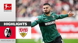 Undav Is On FIRE! | SC Freiburg — VfB Stuttgart | Highlights | Matchday 20 – Bundesliga 2023/24