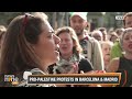 Mass Protests in Barcelona, New York, Paris Against Deadly Israeli Airstrike  - 01:42 min - News - Video