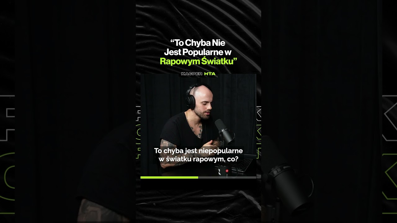 "To Chyba Nie Jest Popularne w Rapowym Światku" – ft. Kacper HTA