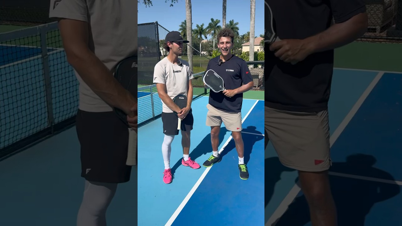 Unique tips to improve your 2 handed backhand in pickleball! #pickleballtips #pickleball