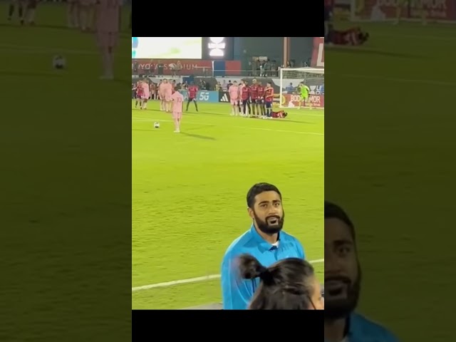 هاد الشرطي حابب انو يشوف ميسي