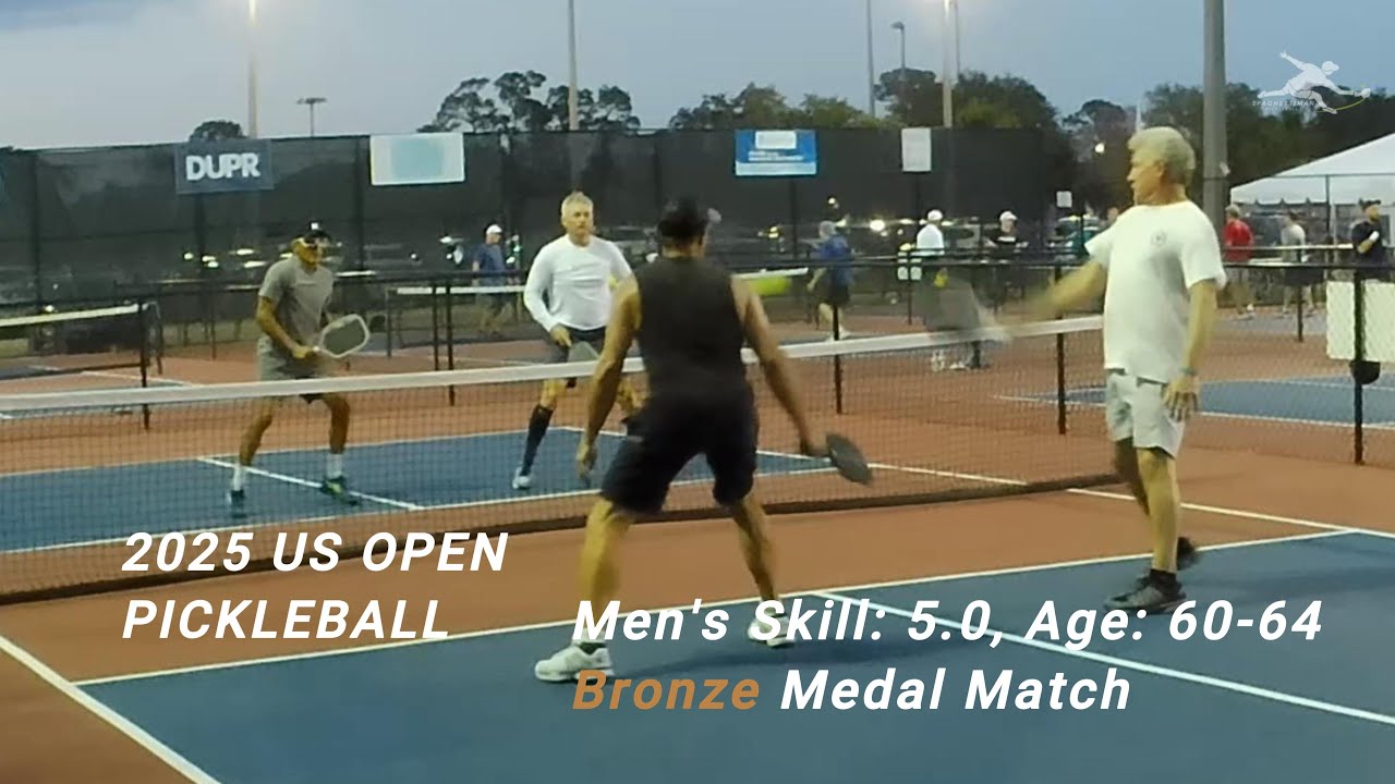 Men's Doubles Skill: 5.0, Age: 60-64 Bronze Medal Pickleball Match - US Open 2025