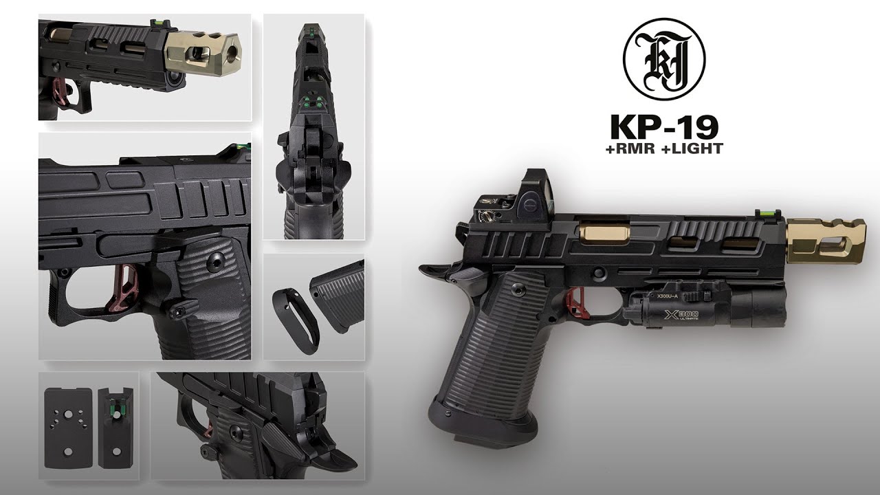 LAS PISTOLAS CON ACCESORIOS MOLAN MAS | KJWORKS KP-19