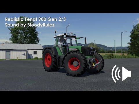 Realistic Fendt 900 Gen2/3 Sound (Prefab) v1.0.0.0