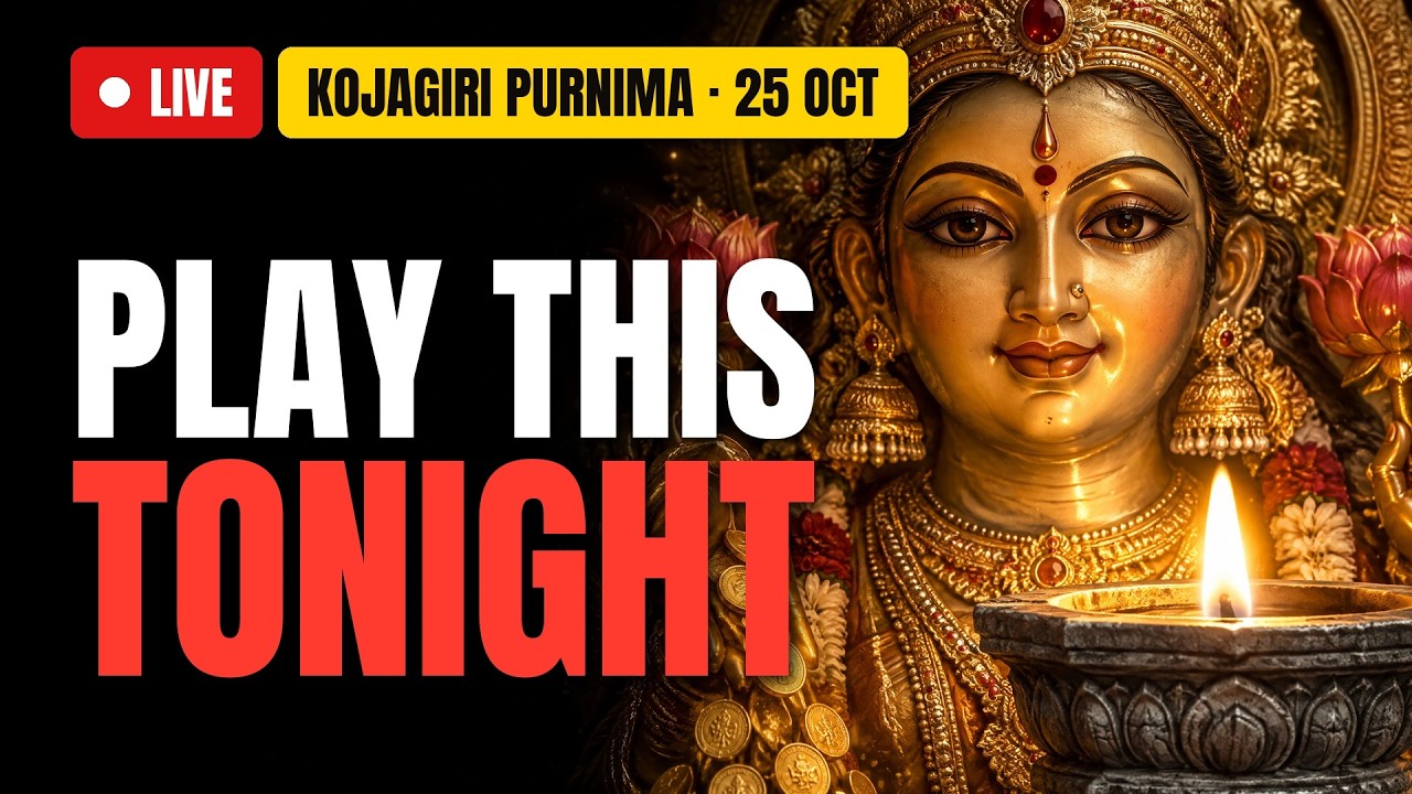 Kojagiri Purnima 2026 LIVE | Lakshmi Mantras to Play Tonight for Wealth & Peace