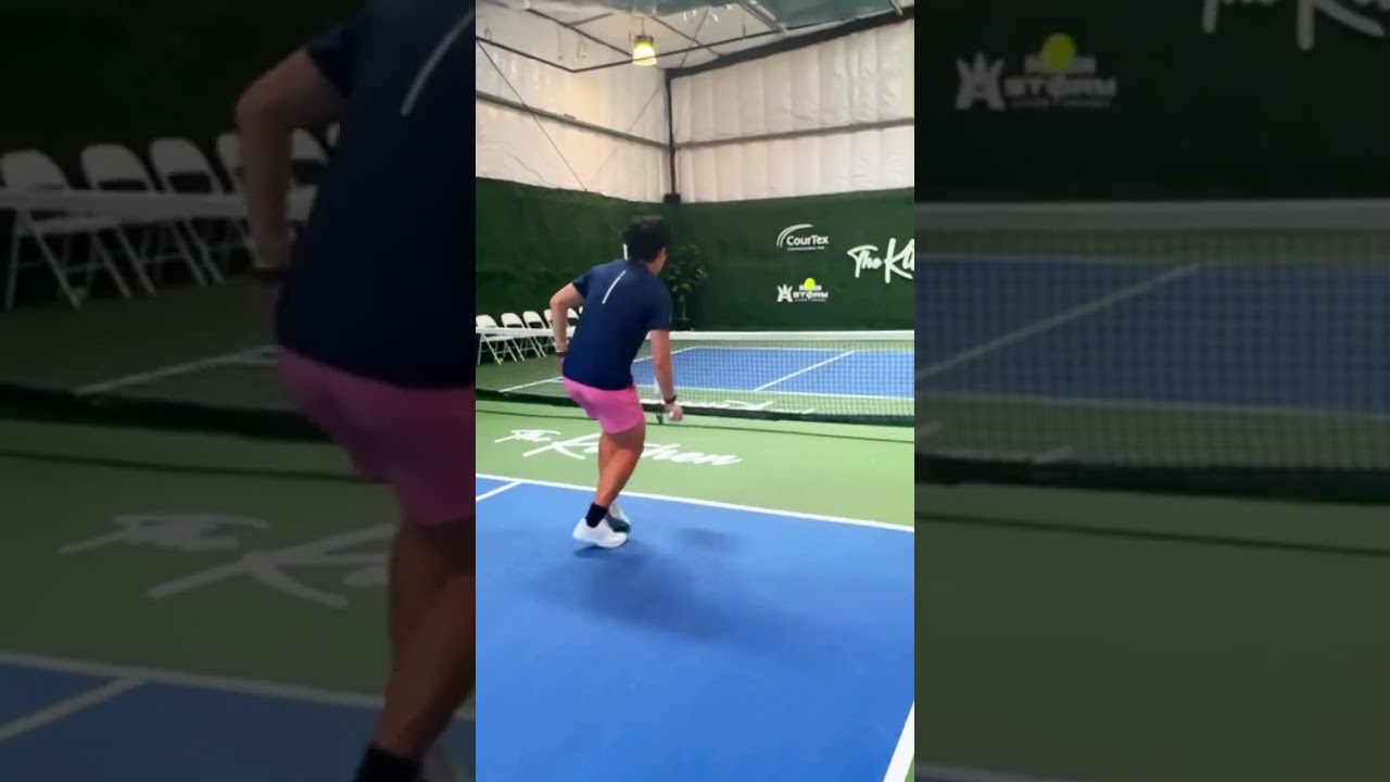 He Created A New Shot !! #pickleball #pickleballislife #pickleballaddict #pickleballplayers
