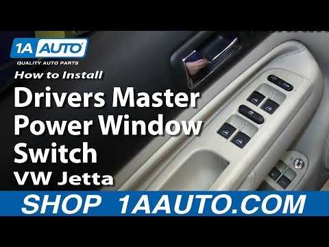 VW BORA A4 (MKIV) - Power Window Control Switch Replacement