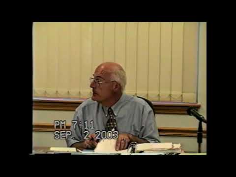 Rouses Point Village Board Meeting 9-2-03