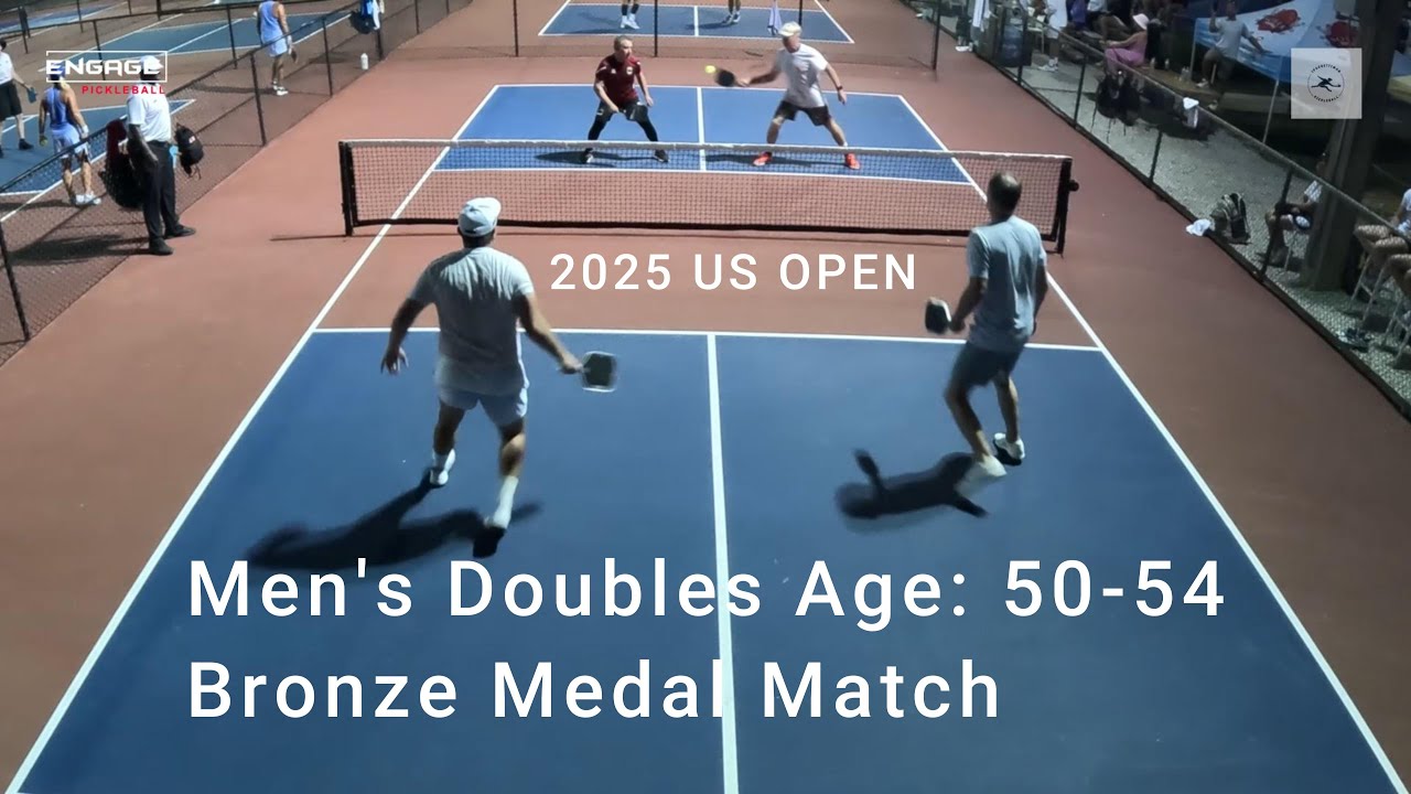 Men's Doubles Age: 50-54 Bronze Medal Pickleball Match - US OPEN Pickleball Tournament 2025