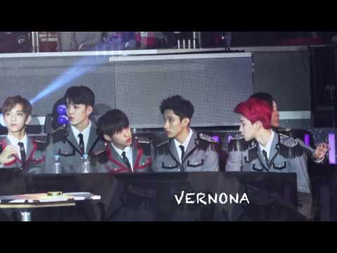 20161226 Gayo Dajeon SEVENTEEN Reaction to SHINee
