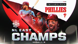 NL EAST CHAMPS! Phillies clinch the NL East with a wild win over the Dodgers in extra innings! 🔔
