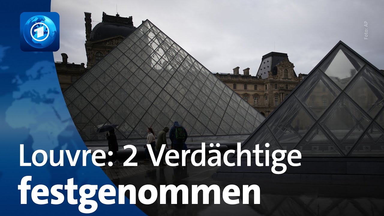 Nach Louvre-Diebstahl: 2 Tatverdächtige in Untersuchungshaft