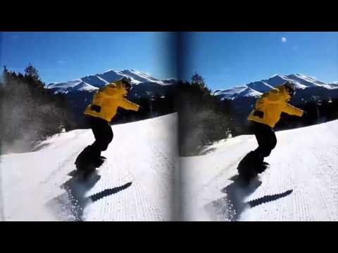 3D Snowboarding with Ryan Knapton with Vitrima 3D GoPro Lens @vitrimalens
