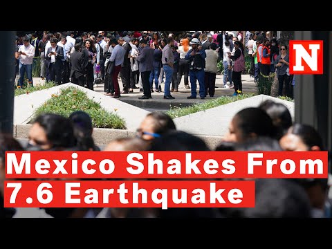 Mexico City Shakes As 7.6-Magnitude Earthquake Rattles Mexico's Coast