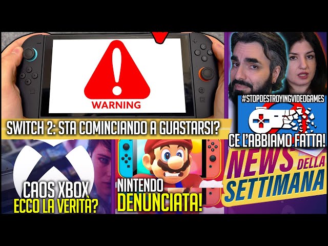 OCCHIO: SWITCH 2 STA COMINCIANDO A ROMPERSI | IL CASO XBOX: EMERGE LA VERITÀ? | NINTENDO DENUNCIATA