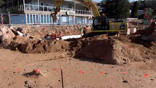 Avoca Beach South Foreshore Redevelopment - Block Placement