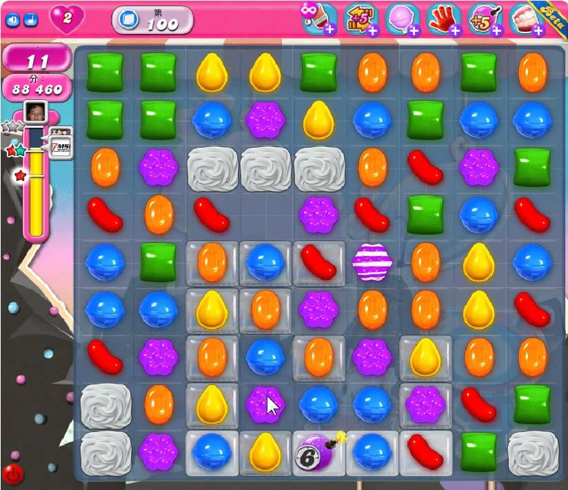 Candy Crush Saga Level 100 - 3 Star - no boosters - YouTube