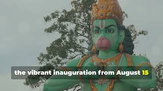 Unveiling the 90 Foot Lord Hanuman Statue in Sugarland Tx.