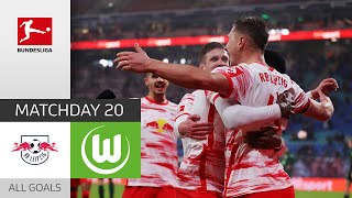 Leipzig Remains Victorious | Leipzig — Wolfsburg 2-0 | All Goals | Matchday 20 – Bundesliga 2021/22