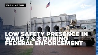 High arrests but low safety presence in DC's Ward 7 and 8 during federal enforcement