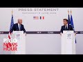 WATCH: Biden and French President Macron affirm close alliance during state visit in Paris