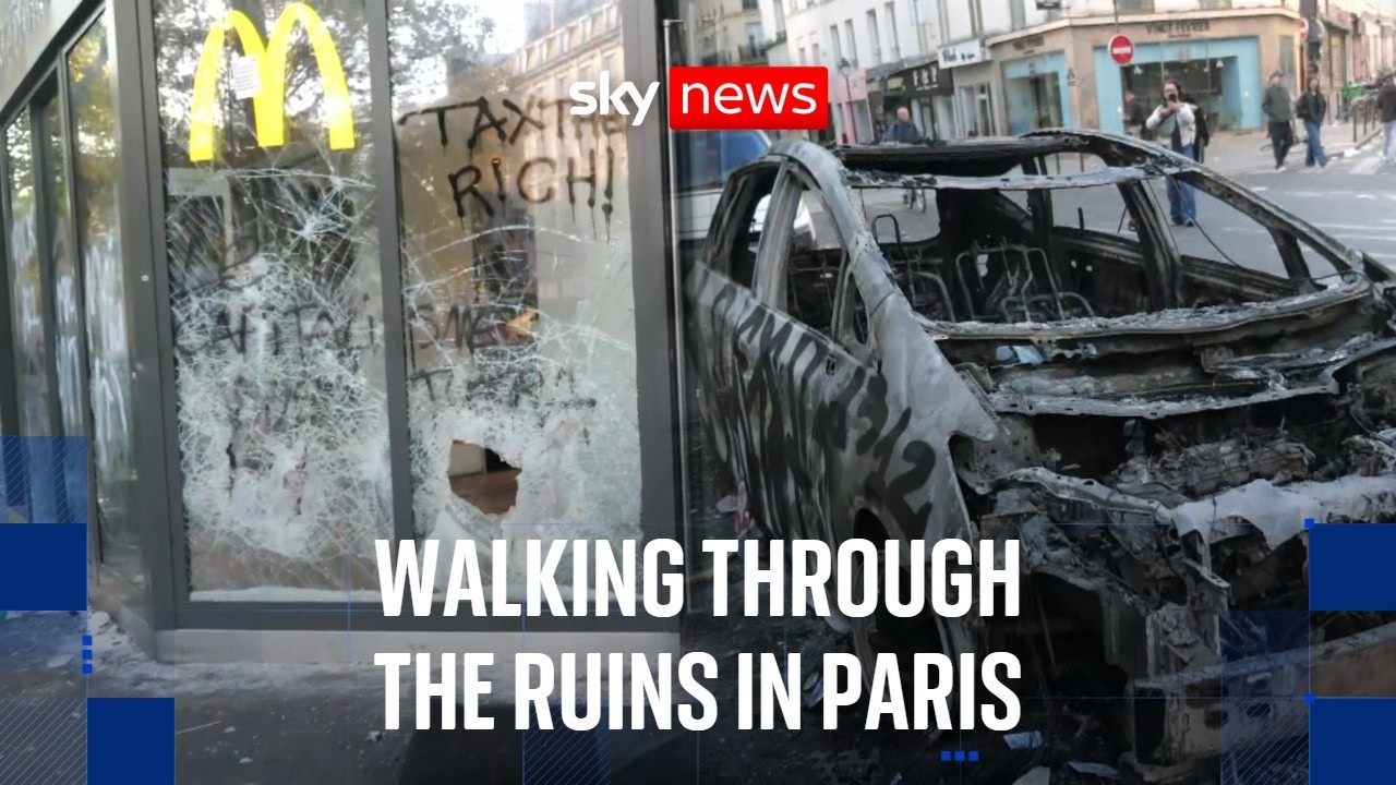 Paris aftermath: Streets left in ruins after violent protests