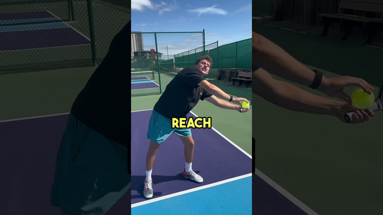 Proper Footwork at the Kitchen Line! #pickleball #pickleballtips #shorts