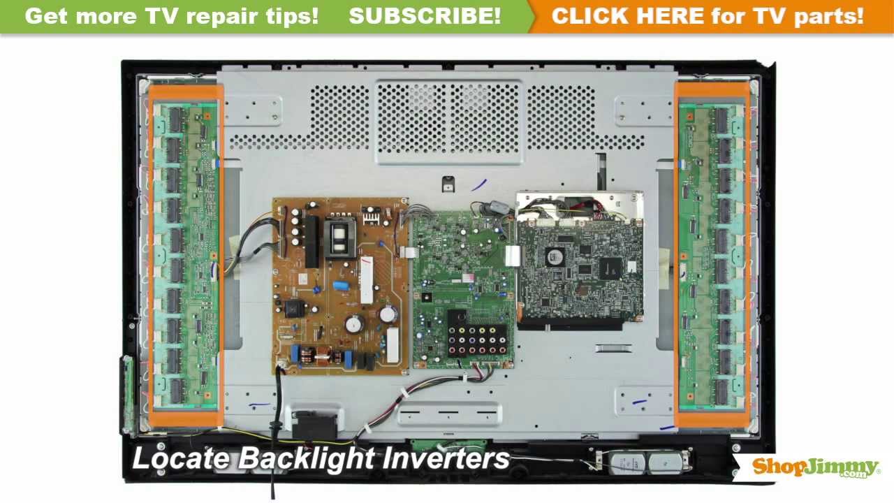 TV Turns On, Backlight Inverter Immediately Turns Off TV ... led display panel wiring diagram 