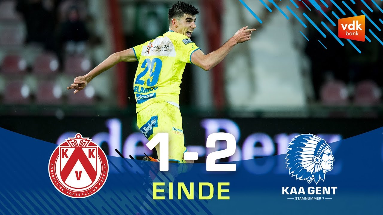 KV Kortrijk - KAA GENT: 1-2