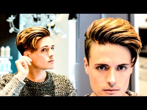 Mens Hair  Modern Side Swept Texture Hairstyle - Modern 