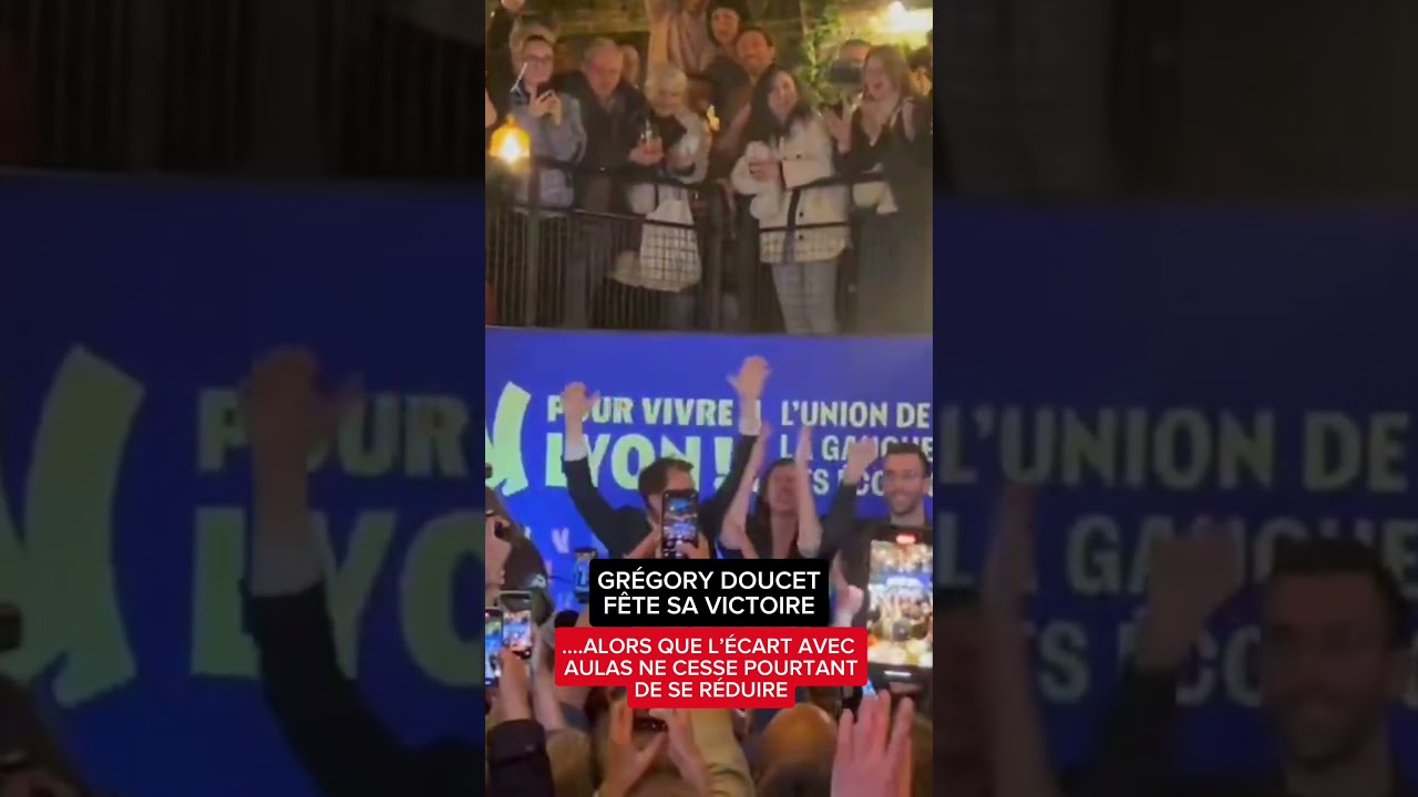Alors que Grégory Doucet revendique sa victoire à Lyon, l’écart ne cesse pourtant de se resserrer !
