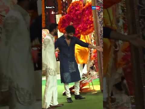 Ganesh Chaturthi 2023 Shahid Kapoor Photobombed By Hardik  Krunal Pandya short