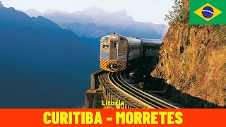 Cab Ride Curitiba - Morretes (Serra Verde Express, Brazil) - train drivers view in 4K