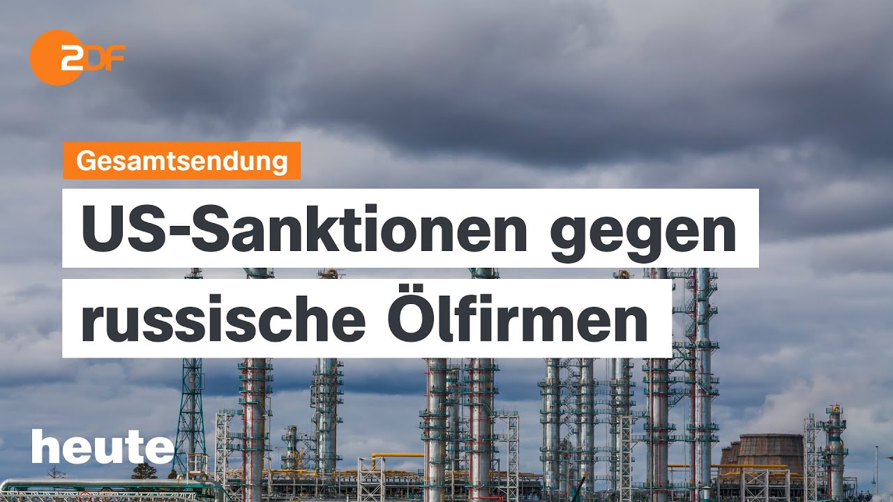 heute 19:00 Uhr vom 23.10.25 US-Sanktionen gegen Russland, höhere Steuereinnahmen, Vogelgrippe